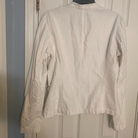 Rare EUC L.A.M.B. White Spring Asymmetrical Jacket - Picture 5 of 6